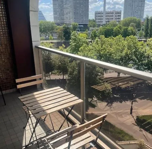 Tour Eiffel Vue Seine Avec Terrasse شقة